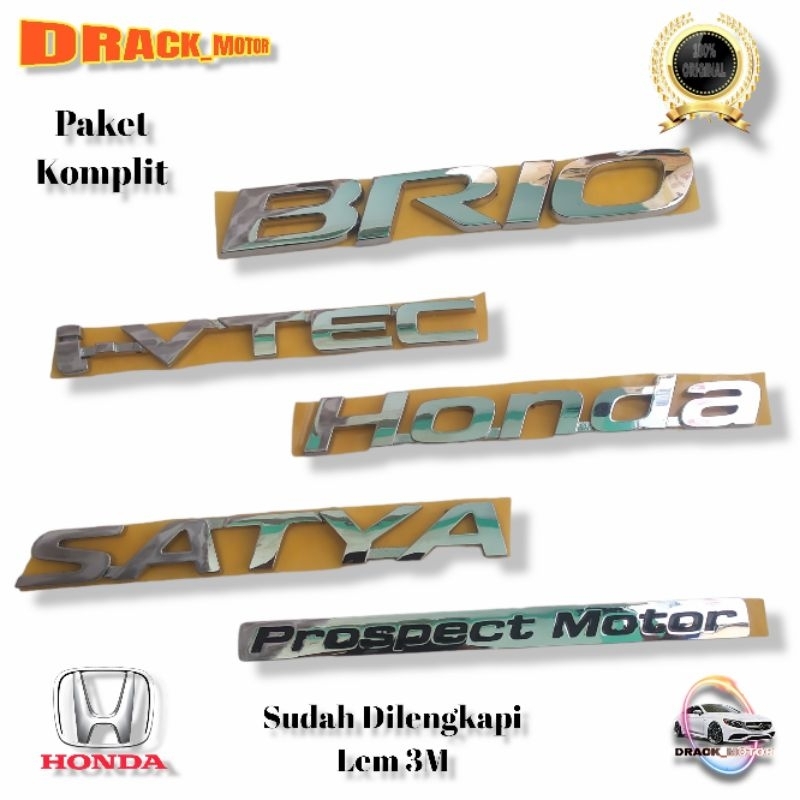 New EMBLEM BRIO ORIGINAL HONDA BRIO/EMBLEM BAGASI HONDA BRIO/EMBLEM HONDA