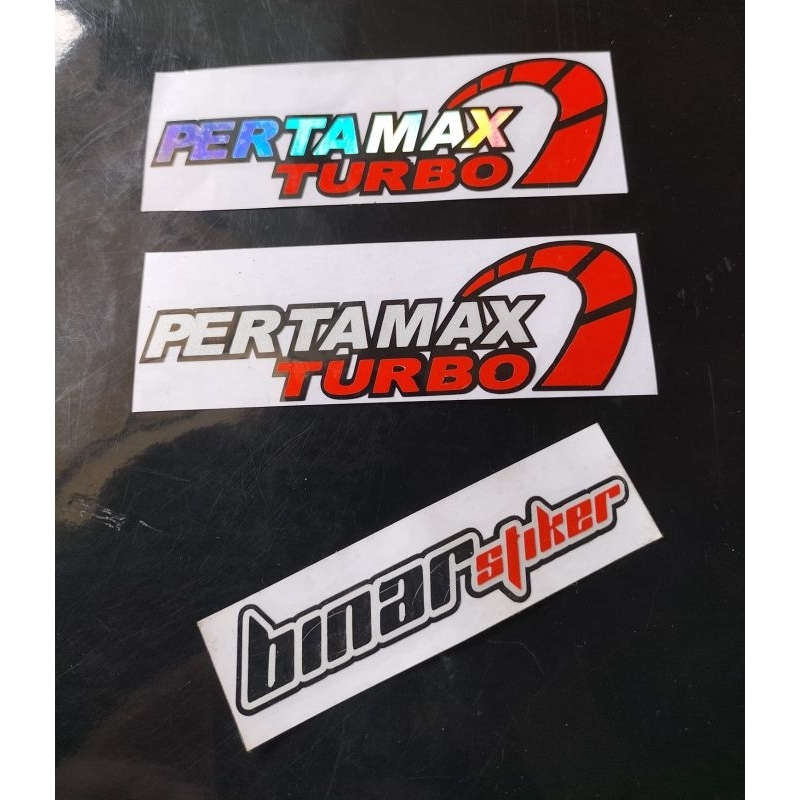 STIKER CUTTING PERTAMAX TURBO