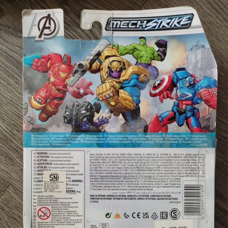 Mainan Anak Marvel Avengers Mech Strike