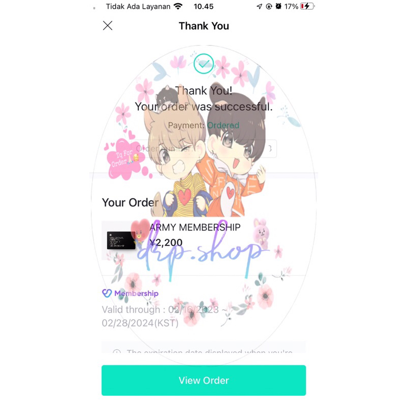 *Jasa CO Membership BTS “ARMY MEMBERSHIP”*