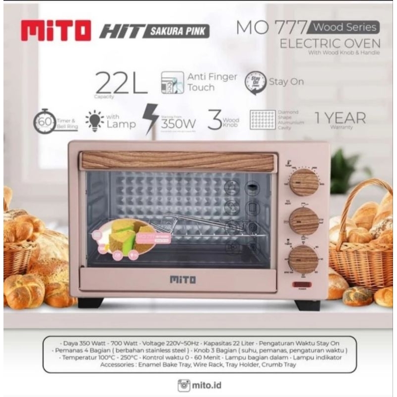 Oven Listrik Mito 22L MO 777 Oven Mito 22L MO 777