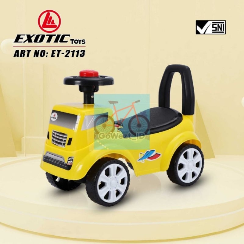 Ride On Mobil Mobilan Anak Tolocar EXOTIC ET 2113 Musik Mainan Mobilan Anak | High Quality