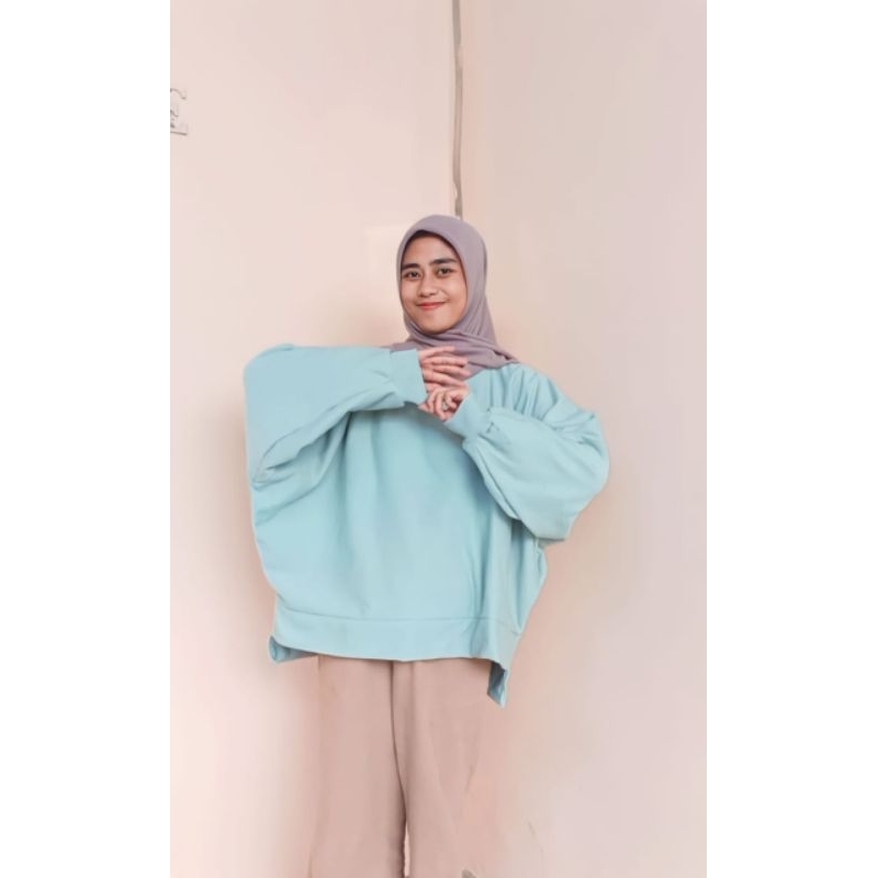 BIG SIZE XXXL Batwing Sweater Oversize (Real Pict) SWEATER WANITA