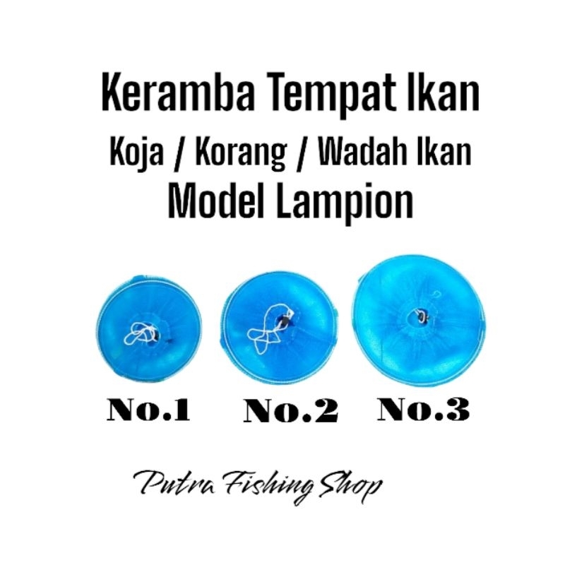 Keramba / Kepis / Koja / Kerumbu Tempat Ikan / Waring Wadah Ikan Pancing - Anugrah Pancing