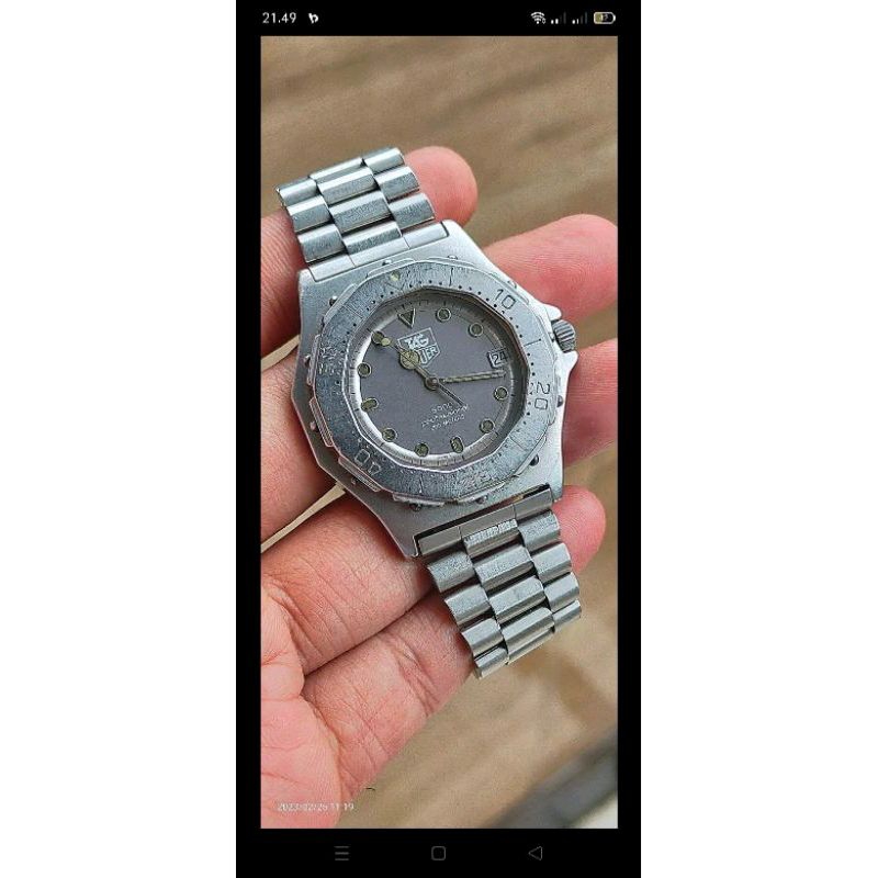 Tag heuer Original Authentic second preloved kondisi mulus banget Like New Rantai masih Original dan