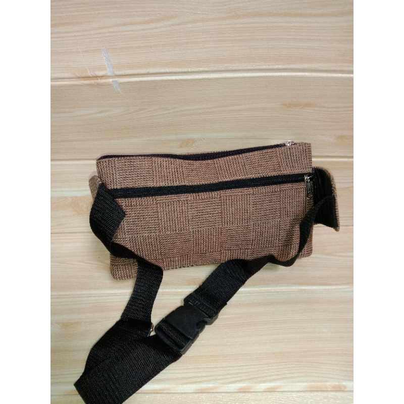 Waistbag Goni Tenun// Tas Pinggang Tenun Goni