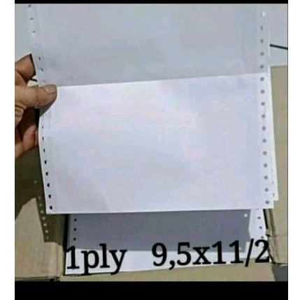 

Continuous Form 1ply/2 9.5x11 kertas komputer isi 500set