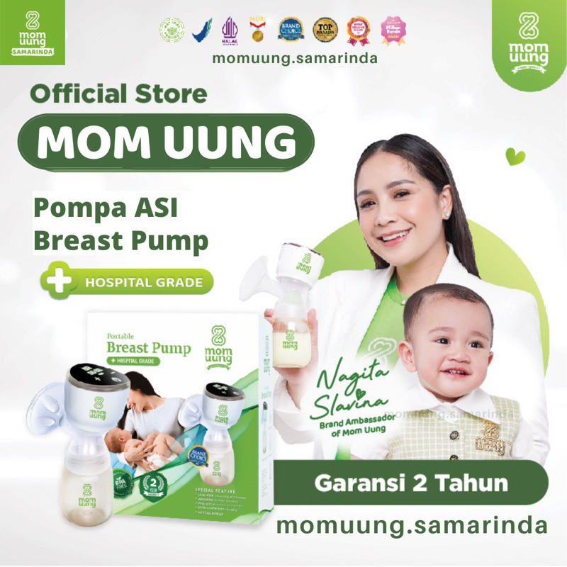 Pompa ASI MOM UUNG Portable Electric Breast Pump MOM UUNG / breast feeding / menyusui pompa asi  MOMUUNG Samarinda Balikpapan Bpp Smd Sangatta Bontang Jakarta Jawa Surabaya