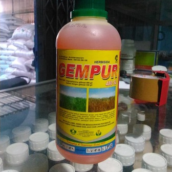 Herbisida Gempur 500 ml 480SL glifosat obat rumput liar