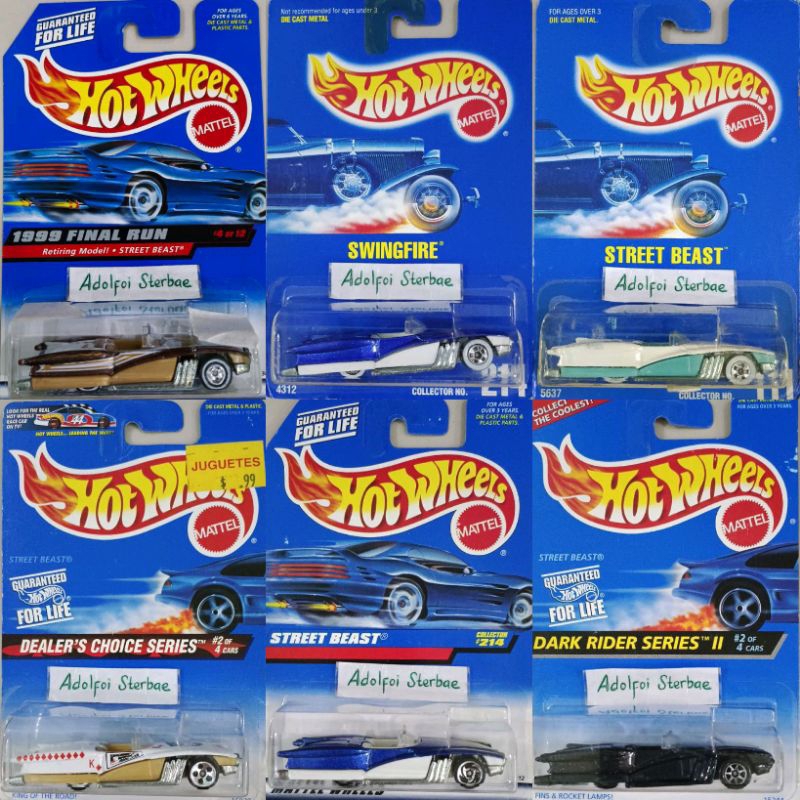 hotwheels hot wheels street beast dealer's choice series dark rider series II batman K king swingfir