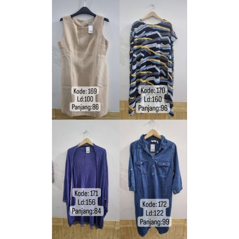 161-196 Blouse/T-Shirt/Kaos/Vest/Dress/Kemeja/Cardigan/Knitwear/Long Pants/Celana Panjang (WANITA)