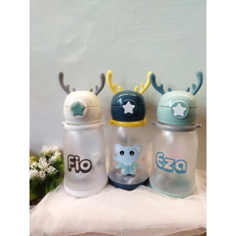BOTOL ANAK CUSTOM/BOTOL ANAK SABLON/BOTOL RUSA CUSTOM/BOTOL RUSA 600ML/BOTOL PLASTIK CUSTOM