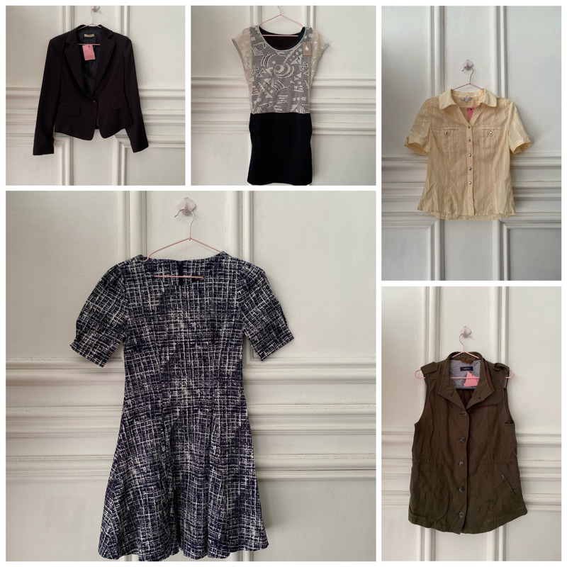 BAJU WANITA /DRESS/BLAZER/BALL 100k 5pcs