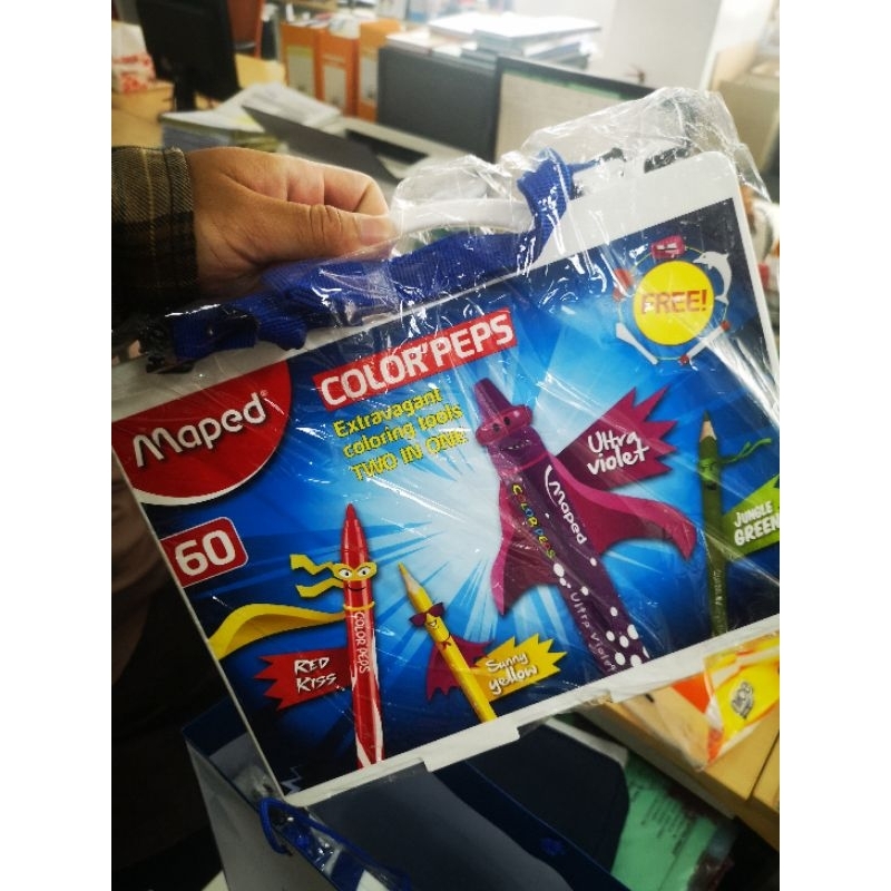 

Crayon anak Maped colorpeps 60 warna murah