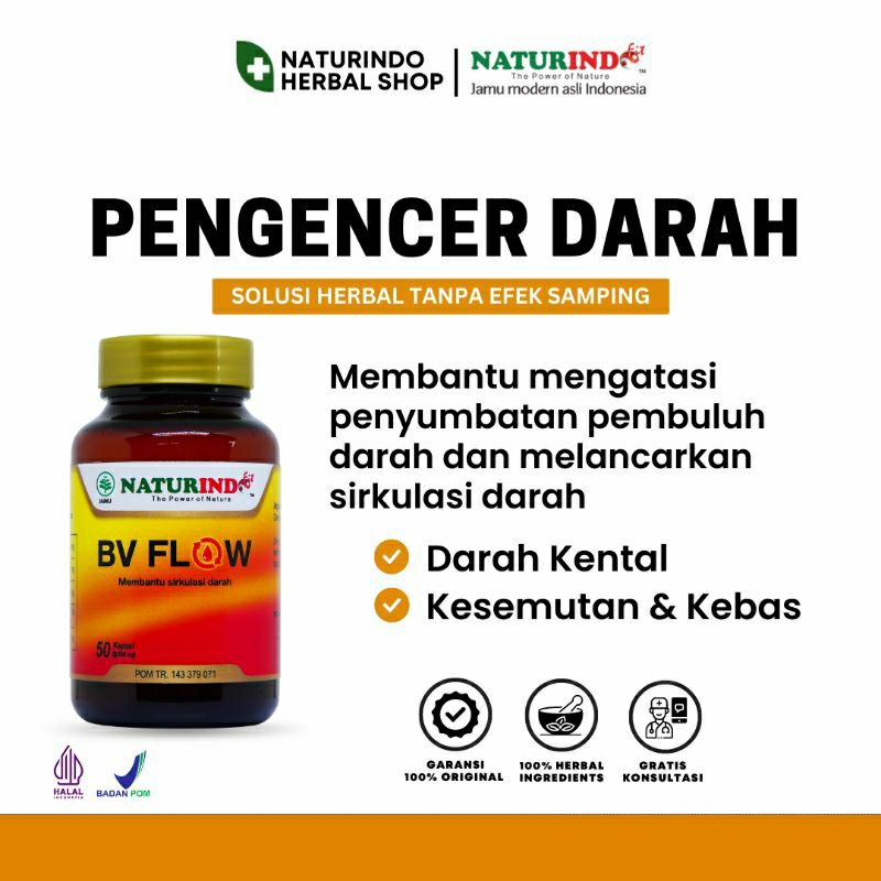 Obat Pengencer Darah Kental Penyumbatan Pembuluh Darah Bv Flow