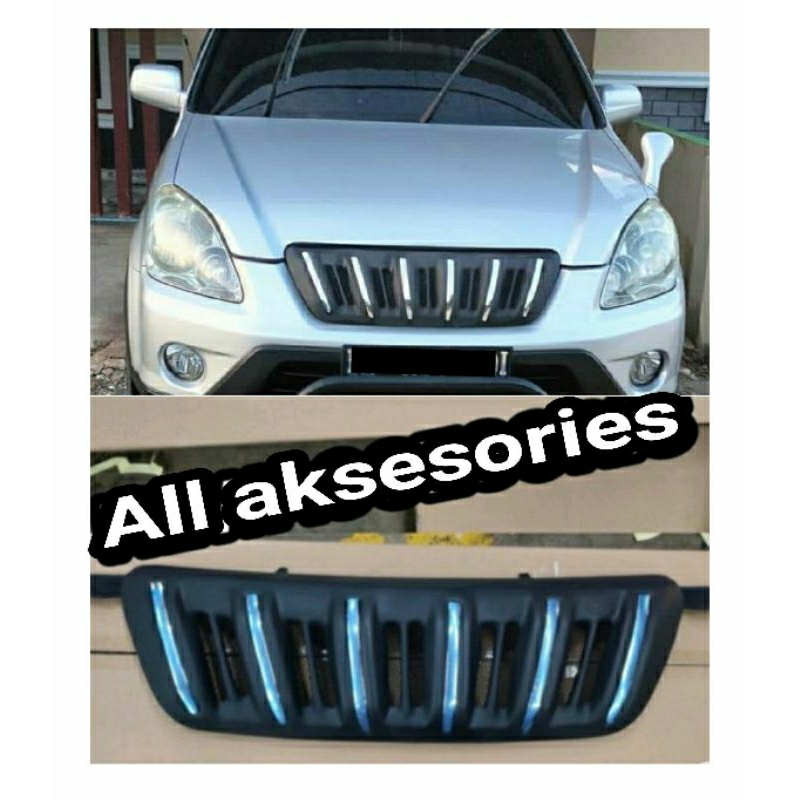 Grill Honda Crv Gen 2 2002-2006 Modell Apollo Lis chrome