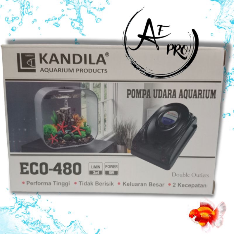 Promo Murah Aerator Airpump Udara 2 Lubang KANDILA ECO 480