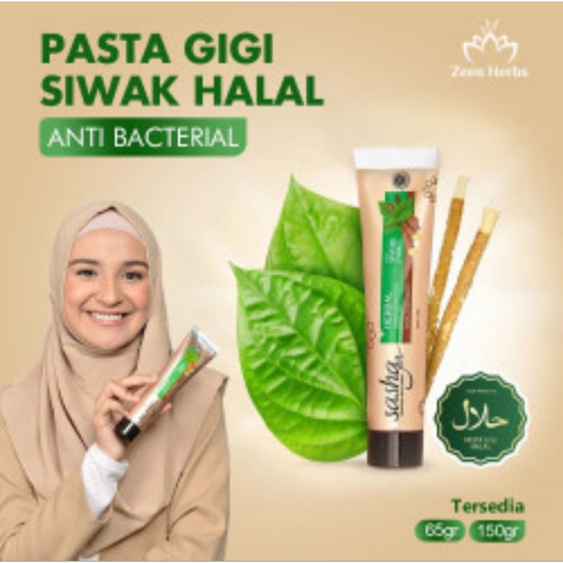 PASTA GIGI SASHA SIWAK PENCEGAH GIGI BERLUBANG 65gr