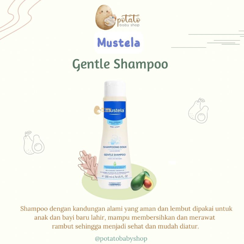 Mustela Bebe Gentle shampoo / Shampo bayi