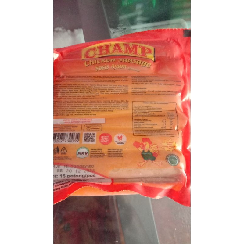 

sosis Cham 375 g