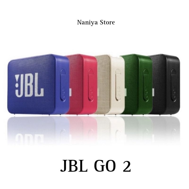 Naniya - JBL Go 2 Speaker Wireless Bluetooth Portable Support All Gadgets Enhanced Bass HD Surround 