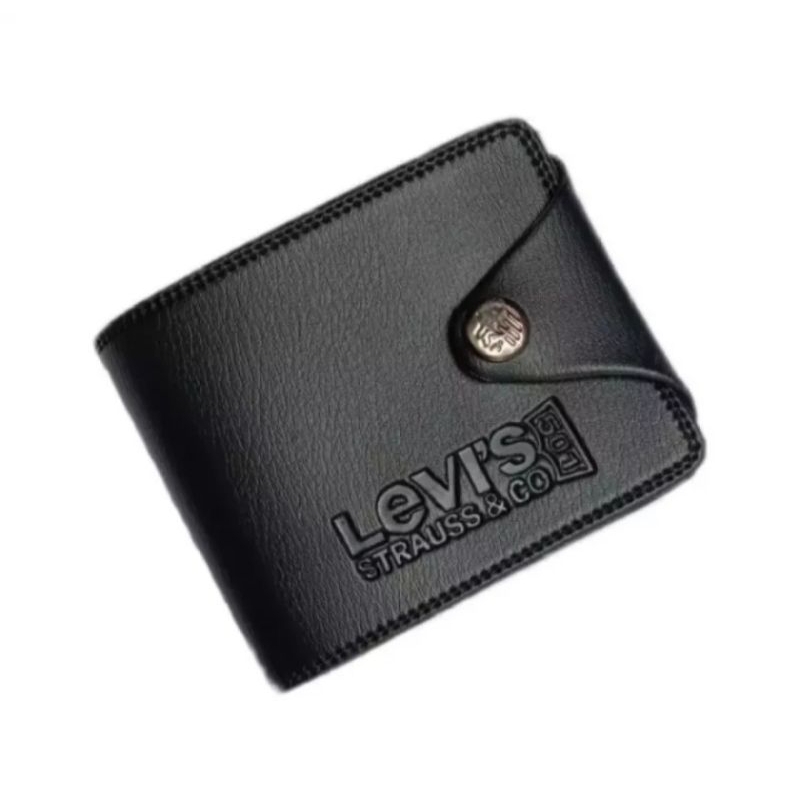 dompet pria Levis/dompet cowo kulit sitentis premium/dompet murah model kancing