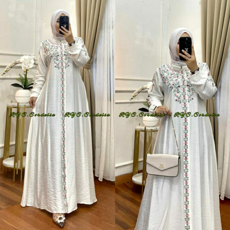 Gamis Polo Linen Azura Ori