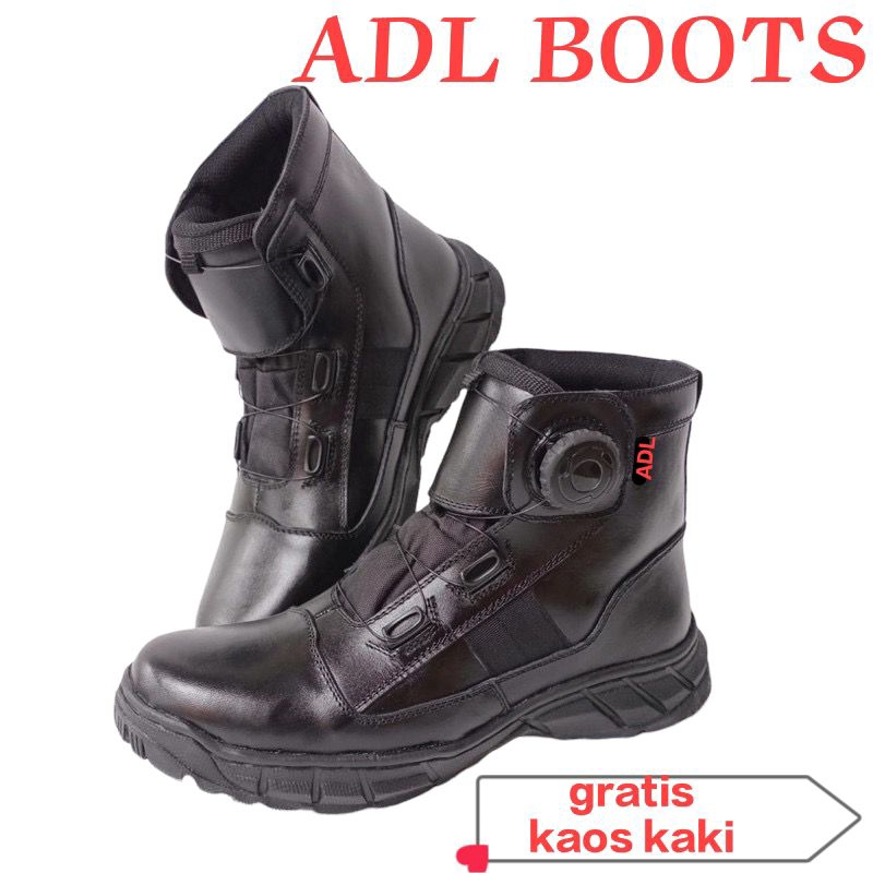 sepatu tali putar PDL pendek lantas MIDTRAC