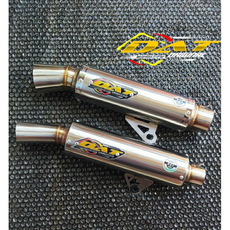 slenser knalpot mio, beat, aerox, vario inlet50/38mm original DAT