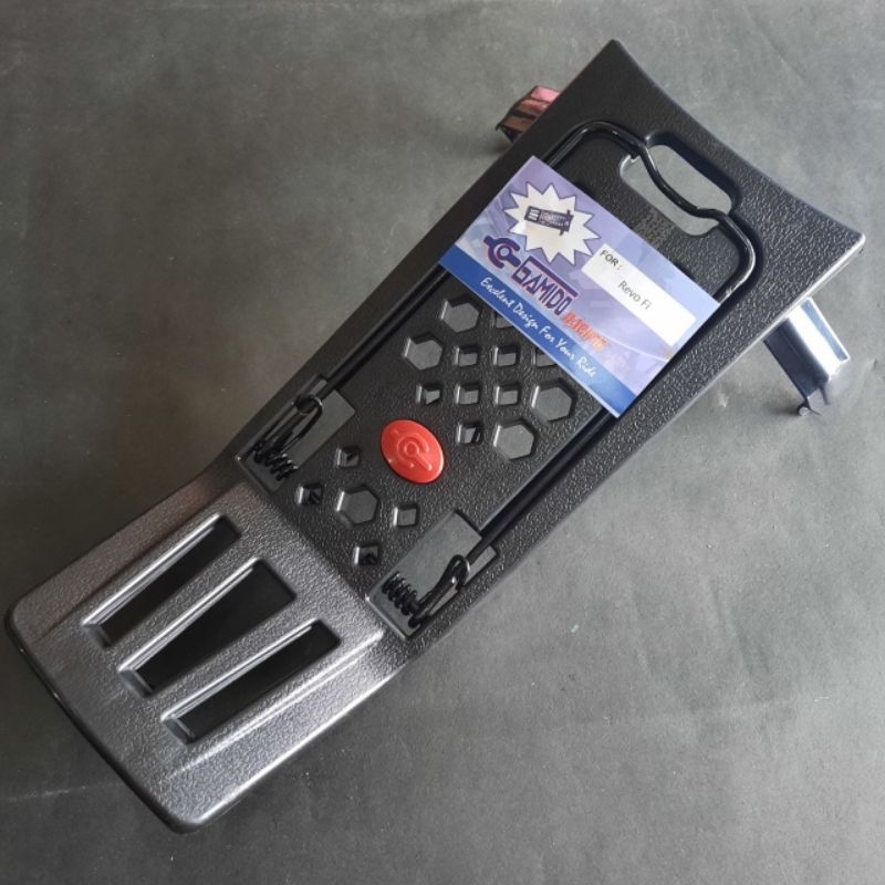 Bagasi tengah Revo fi bagasi rak jepit tengah Honda Revo Fi merk gamido