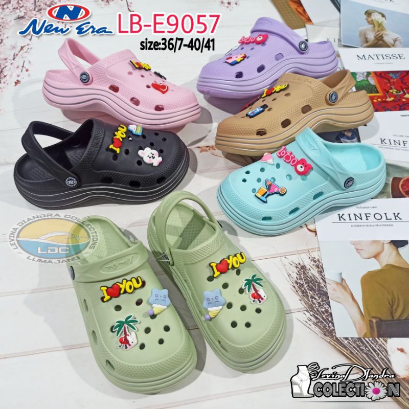 SANDAL BAIM FUJI JIBBITZ KARET NEW ERA LB 9057 DEWASA(36-41)