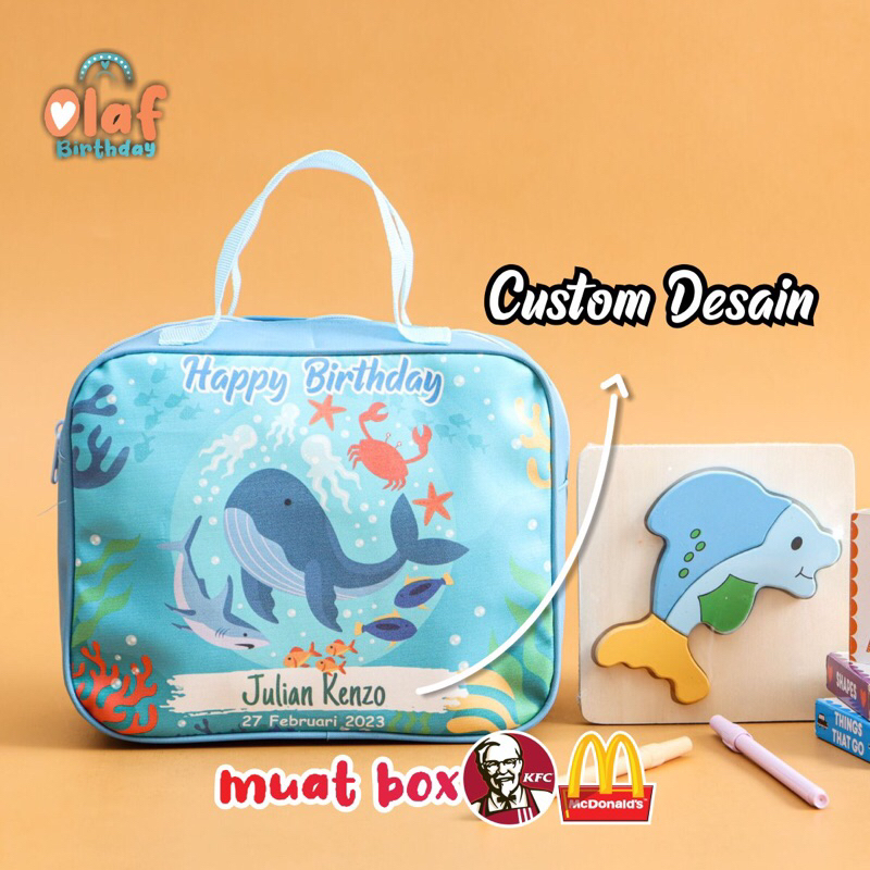 

20x25x10 (BOXY BAG) TAS ULTAH/ULANG TAHUN/ CUSTOM/PREMIUM, BIRTHDAY/FREE DESIGN/Baby/ULANG TAHUN/MURAH/BABY/BOY GIRL