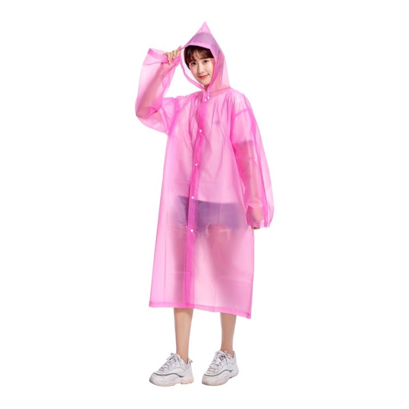 Jas Hujan Dewasa/Jas Hujan Ponco Polos Dewasa Bahan EVA/Jas Raincoat Poncho Dewasa