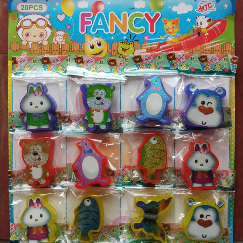 

serutan pensil fancy 1pcs karakter animals