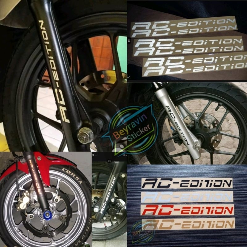 STICKER RC EDITION SHOCK BOTTOM