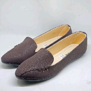 Monaka Sepatu Flat Shoes Wanita Kerja Kasual Santai Kode S01