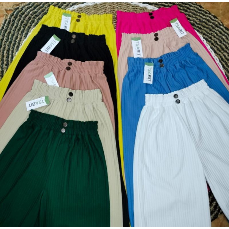 kulot knit salur/kulot knit premium/kulot tebal/celana santai