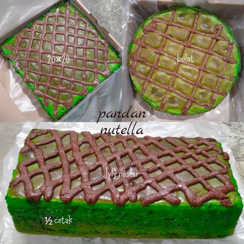 

lapis legit pandan nutella