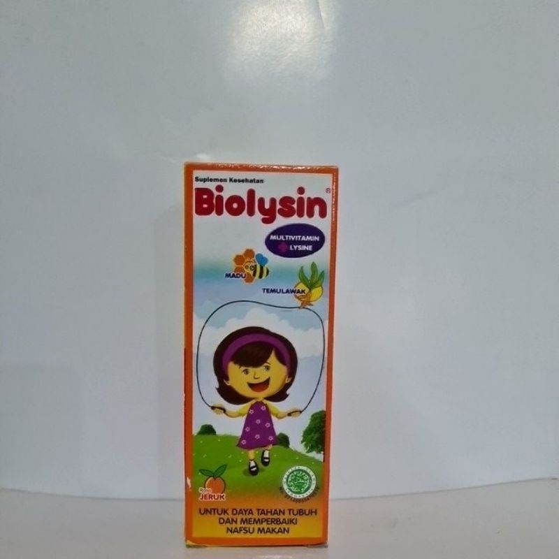 BIOLYSIN SIRUP 60ML MUTIVITAMIN + LYSINE