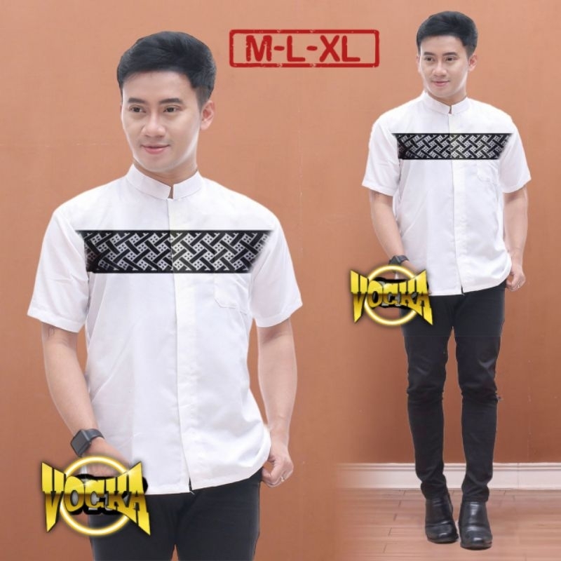 Baju Koko Bordir Kobata Premium