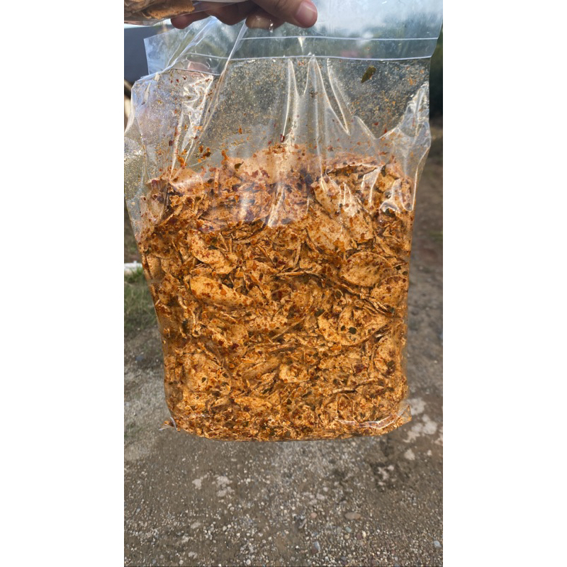 

basreng pipih extra renyah kemasan 1 kg pedas daun jeruk