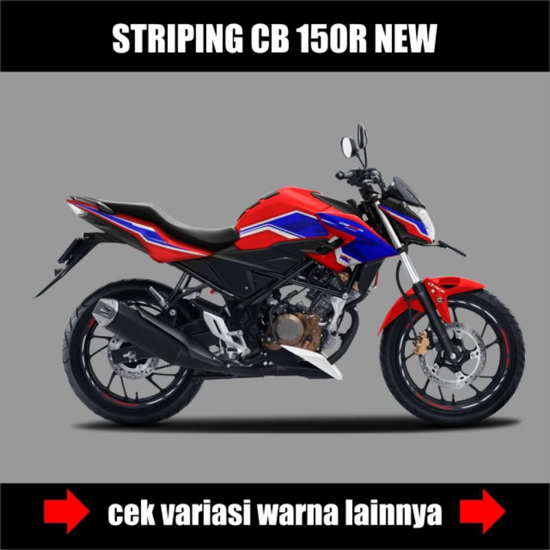 STRIPING STIKER MOTOR CB 150R NEW / STICKER LIS VARIASI MOTOR CB 150R