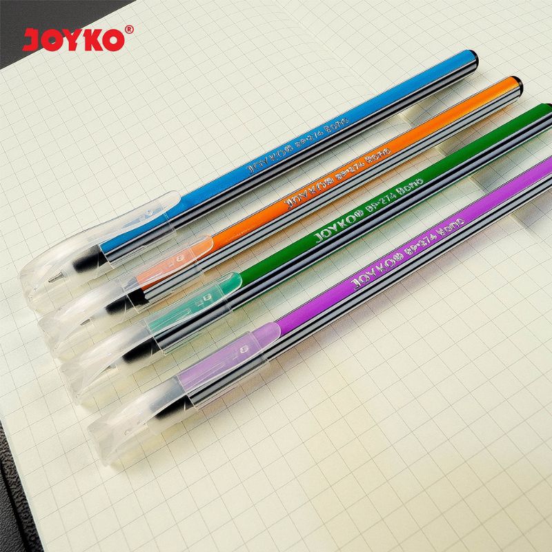 Pulpen Joyko BP-274 Bono Tinta Hitam Original - Alat Tulis Murah Bolpen