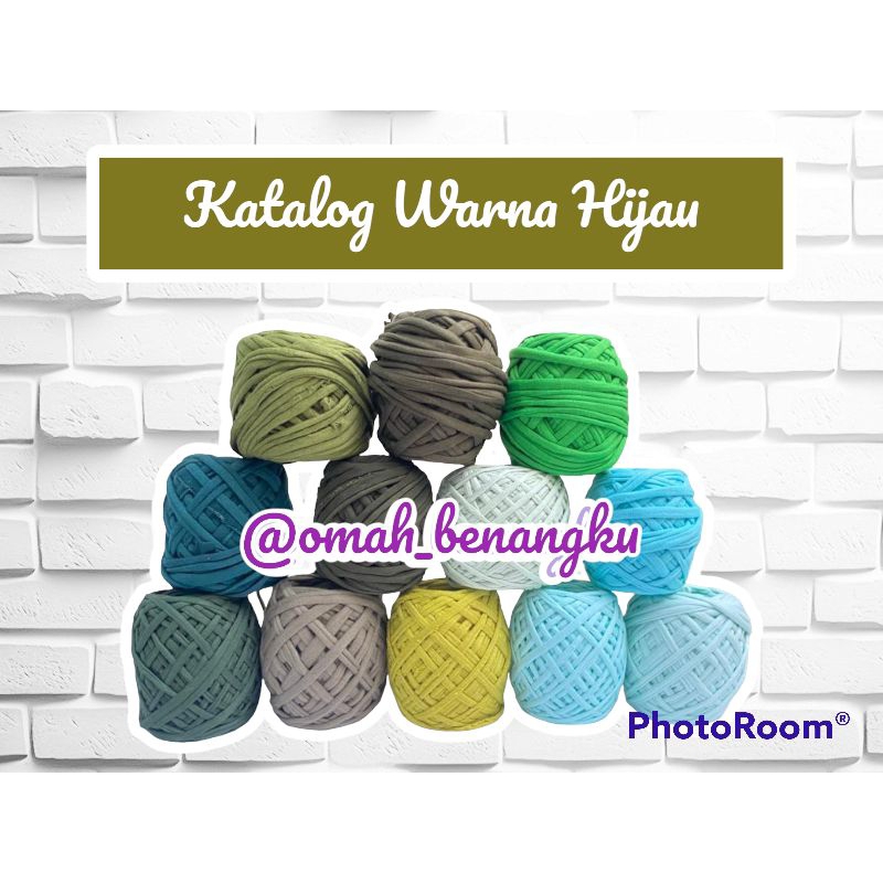 Benang T-shirt Yarn Benang rajut kaos katun spandex