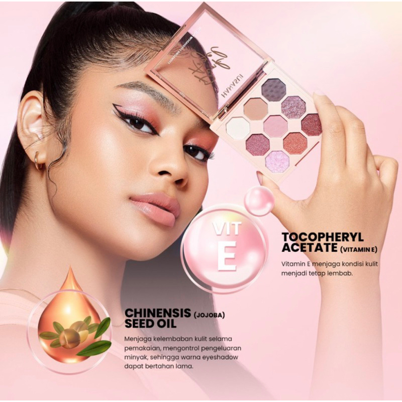 Hanasui EyeMazing Eyeshadow Pallete 3 Varian