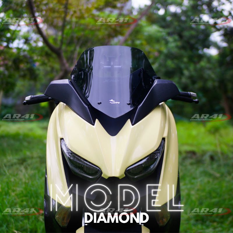 Windshield XMAX diamond eropa malosi, Visor XMAX, Kaca depan XMAX maxhield diamond