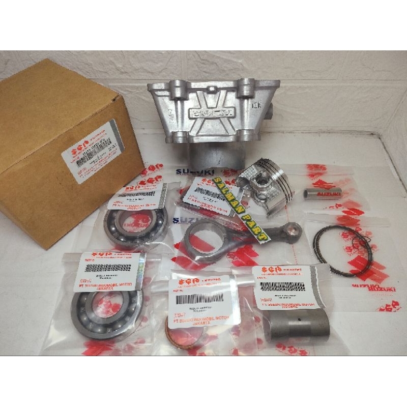 BLOK SEHER+STANG SEHER+BEARING SUZUKI GSX 150 SATRIA FU FI INJEKSI ORIGINAL SM-SCEM-12K