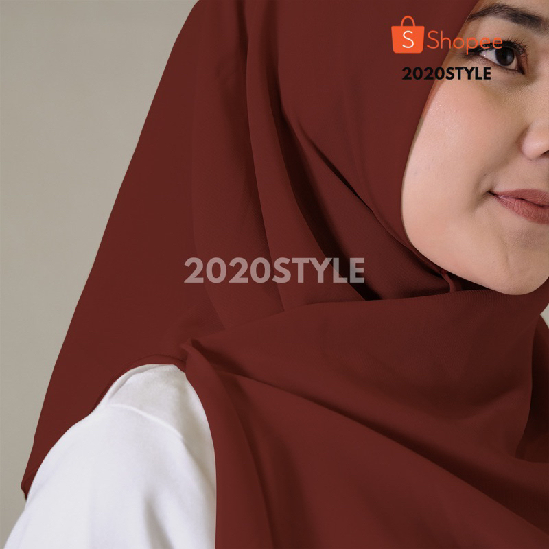 Tabriiz Hijab Sekolah Putih Segi Empat Bella Square 115x115cm