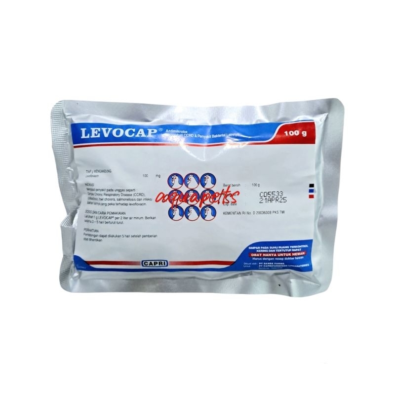 LEVOCAP Sanbe | Mengobati CCRD dan Bakteri 100gr