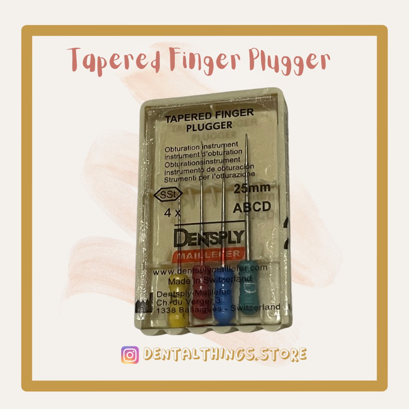 Root Canal Plugger Dental plugger finger plugger dentsply